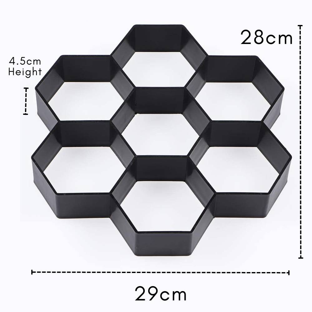 buy hexagon shape path garden mould<br />
